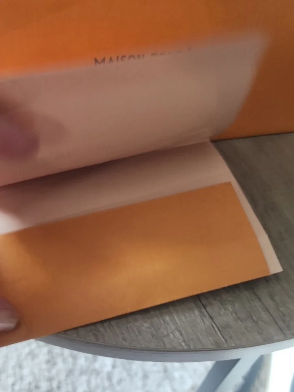 Louis Vuitton Box & Envelope Set in Bright Orange